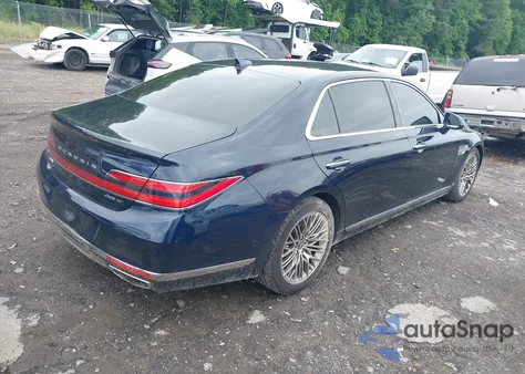 2021 Genesis G90 5.0 Ultimate Awd из США, поврежденный, VIN KMTF54PH2MU086510